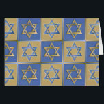 Cartão Judaica Star De David Metal Dourado Azul<br><div class="desc">Você está vendo a coleção de Design Lee Hiller. Roupa,  Ofertas e Coleções Lee Hiller Fotografia ou Coleção de Arte Digital. Você pode ver sua fotografia da Nature em http://HikeOurPlanet.com/ e seguir seu blog de caminhada no Hot Primavera National Park.</div>
