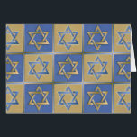 Cartão Judaica Star De David Metal Dourado Azul<br><div class="desc">Você está vendo a coleção de Design Lee Hiller. Roupa,  Ofertas e Coleções Lee Hiller Fotografia ou Coleção de Arte Digital. Você pode ver sua fotografia da Nature em http://HikeOurPlanet.com/ e seguir seu blog de caminhada no Hot Primavera National Park.</div>