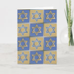 Cartão Judaica Star Of David Metal Gold Blue<br><div class="desc">You are viewing The Lee Hiller Design Collection. Apparel,  Gifts & Collectibles  Lee Hiller Photography or Digital Art Collection. You can view her Nature photography at http://HikeOurPlanet.com/ and follow her hiking blog within Hot Springs National Park.</div>