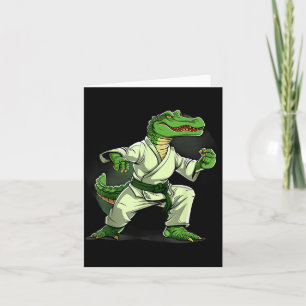 Cartão Judô Crocodilo Nature Kickboxing Taekwondo Artes M