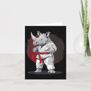 Cartão Judo Rhino Nature Kickboxing Taekwondo Artes Marci
