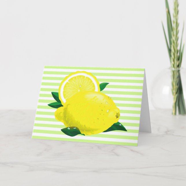 Cartão Juicy Lemons Card (Frente)
