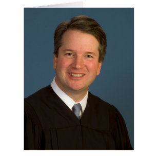 Cartão Juiz Supremo Tribunal dos EUA Brett Kavanaugh