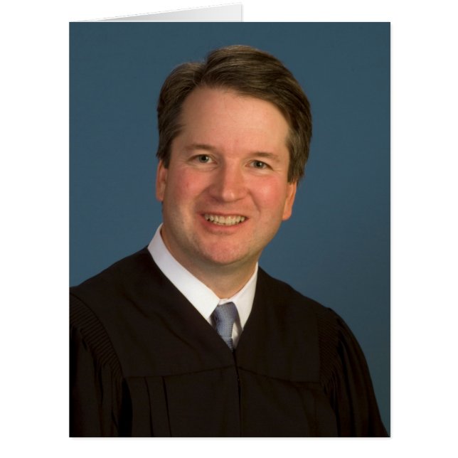 Cartão Juiz Supremo Tribunal dos EUA Brett Kavanaugh (Frente)