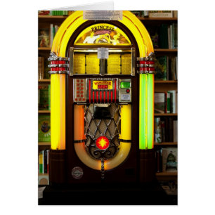 Cartão Jukebox antigo