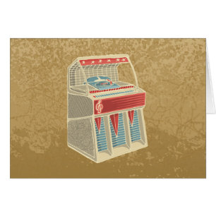 Cartão Jukebox do Grunge