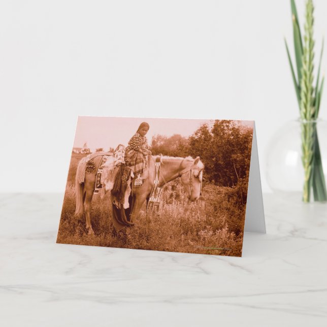 Cartão Julia - Crow Woman (Frente)