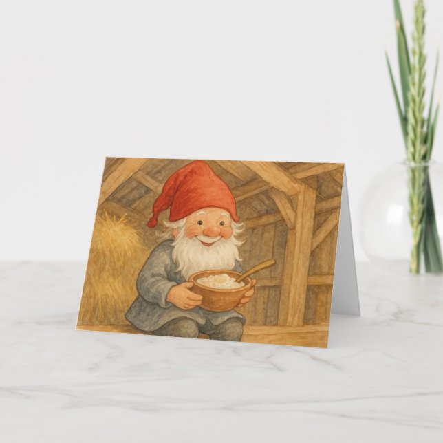 Cartão Jultomte Natal (Frente)