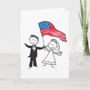 Cartão July 4 Wedding Gifts