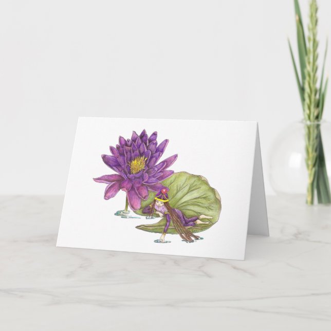 Cartão July Fairy Birthday (Frente)