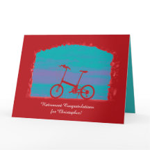 JuMBO Bicicleta Parabéns de Reforma Felizes