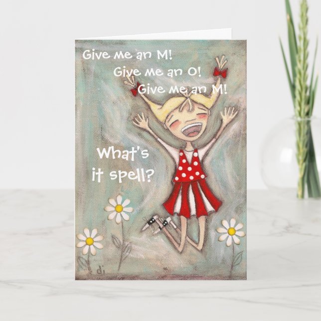 Cartão Jump for Joy - Mother's Day Card (Frente)