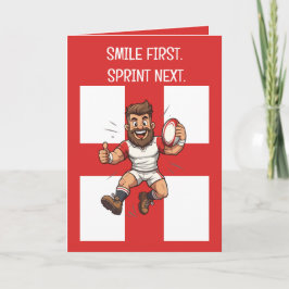 Cartão Jump High Play Proud Rugby England