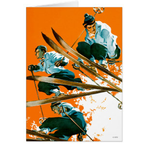 Cartão Jumpers de Esqui por Ski Weld