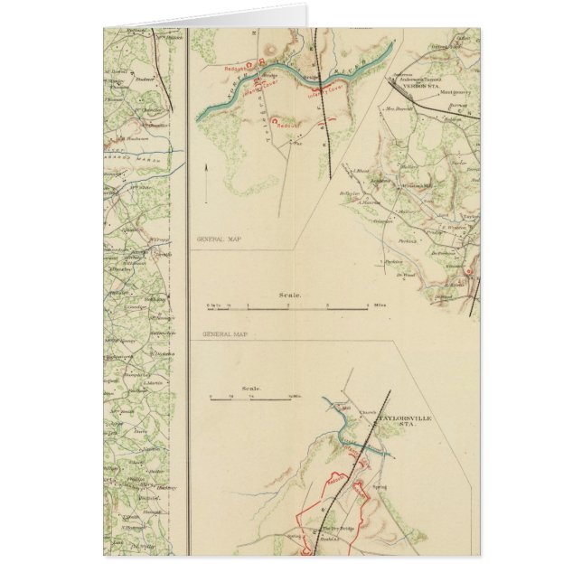 Cartão Junção de Hanover do Condado de SpotPensilvânia (Frente)