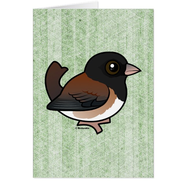 Cartão Junco de olhos escuros (Oregon) (Frente)
