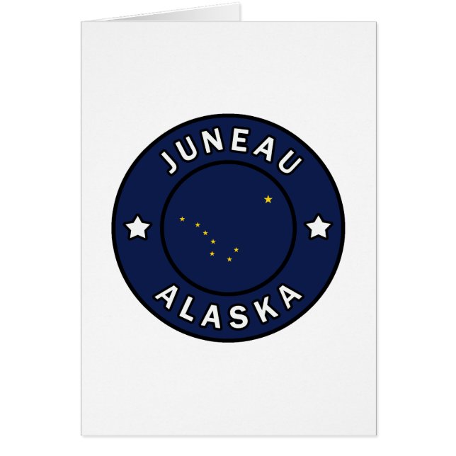 Cartão Juneau Alasca (Frente)