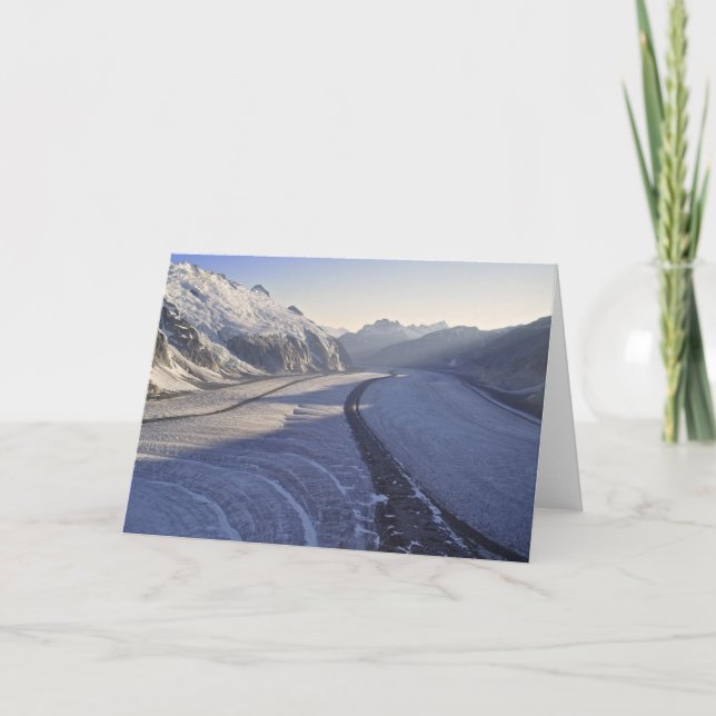 Cartão Juneau Icefield Gilkey Trench (Blank Inside) (Frente)