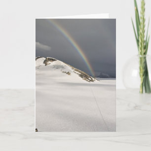 Cartão Juneau Icefield Rainbow on the Taku (Blank Inside)