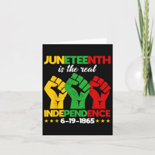 Cartão Juneteenth É O Verdadeiro Dia Da Independência 186
