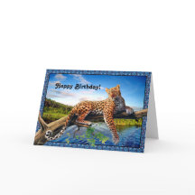 Jungle Beauty Occasion Card