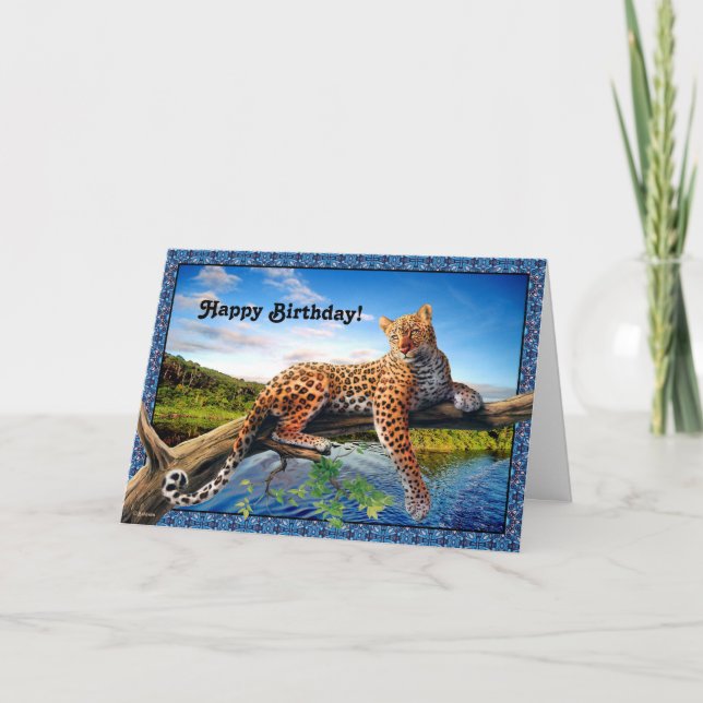 Cartão Jungle Beauty Occasion Card (Frente)