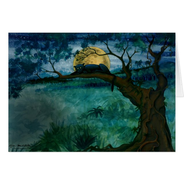 Cartão Jungle Panther (Frente Horizontal)