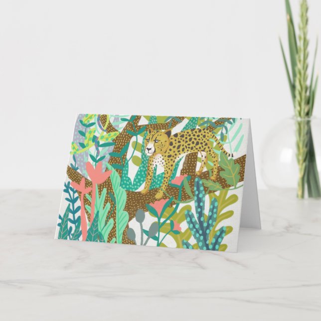 Cartão Jungle Roar - Cheetah (Frente)