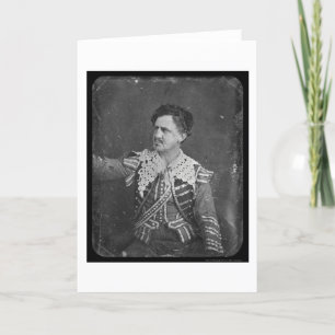 Cartão Junius Booth Daguerreotype 1850