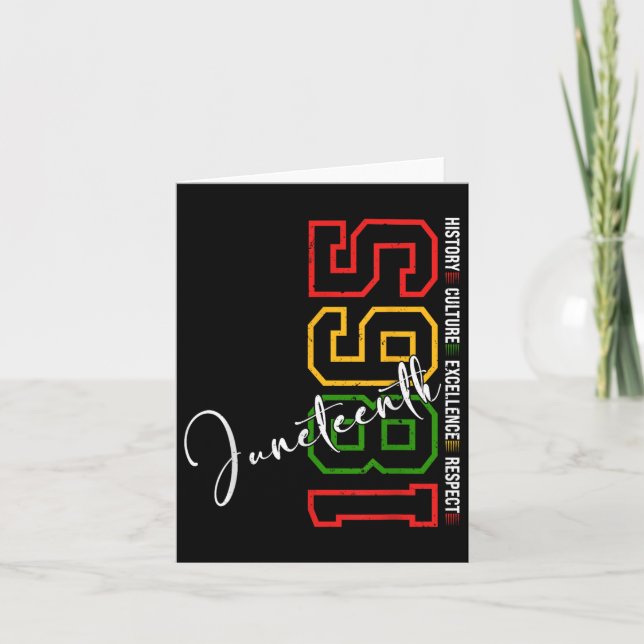 Cartão Junta Americana Africana Homens (Frente)