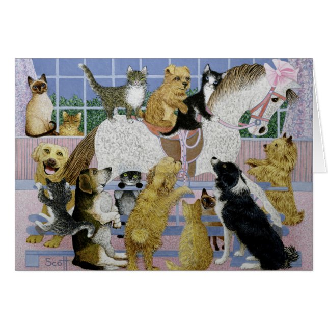 Cartão Junto para a corrida (Frente Horizontal)