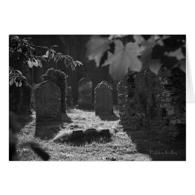 Cartão Juntos novamente com poema notelet / card (Frente Horizontal)