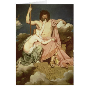 Cartão Jupiter e Thetis, 1811