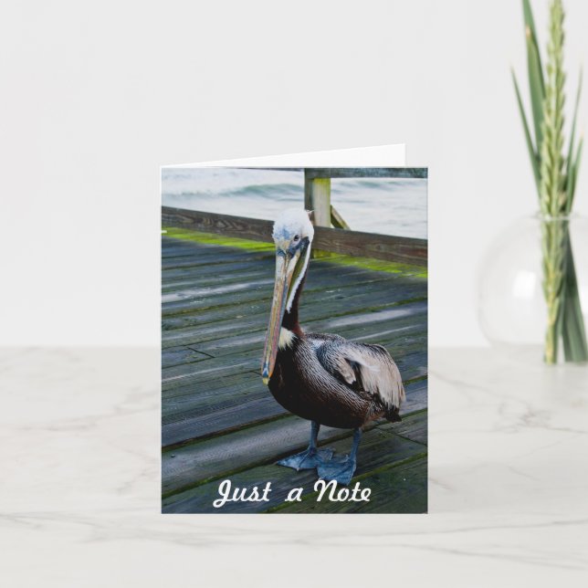 Cartão Just  a Note /Note Card (Frente)