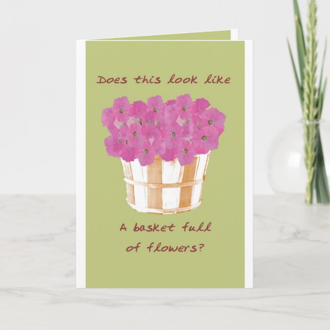 Cartão Just because (Frente)