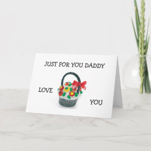 CARTÃO "JUST FOR YOU DADDY" COME HOME