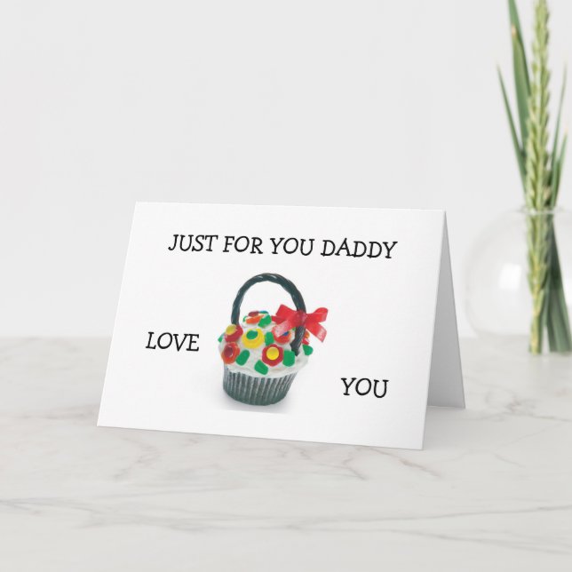 CARTÃO "JUST FOR YOU DADDY" COME HOME (Frente)