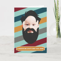 Just Like You | Photo Father's Day Card
