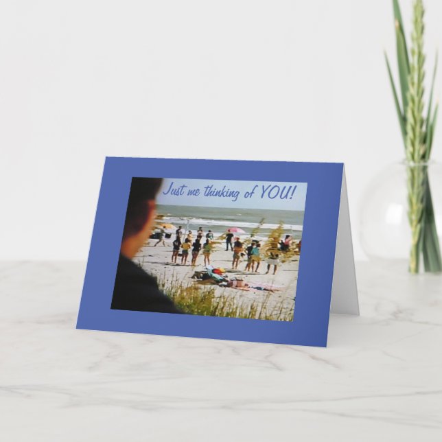 CARTÃO JUST THINKING OF YOU - MILITARY (Frente)