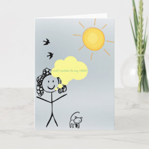 CARTÃO JUST WANTED TO SAY HELLO!!! CARD