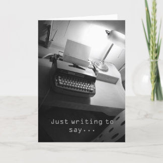 Cartão Just Writing Card