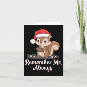 Cartão Justiça Para O Amendoim O Esquilo - Natal Xmas S