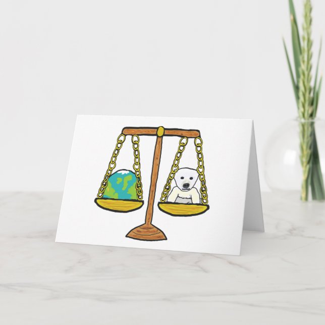 Cartão Justiça sobre alterações climáticas (Frente)