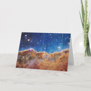 Cartão JWST James Webb Telescópio Espacial Cósmico