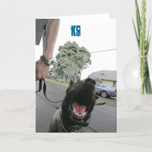 Cartão K9 Blank Greeting Card
