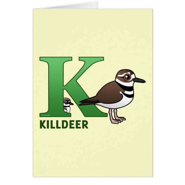 Cartão K é para o Killdeer (Frente)