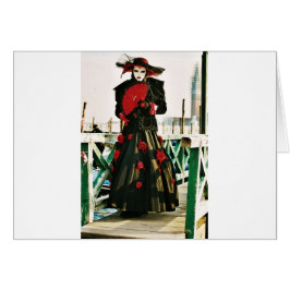 Cartão Kabuki Geisha Design