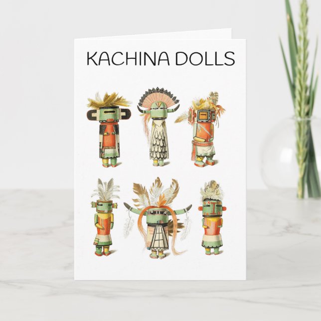 Cartão Kachina Dolls (Frente)