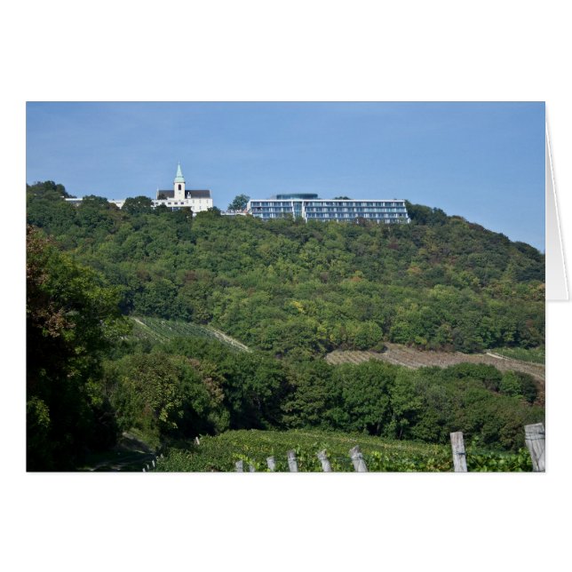 Cartão Kahlenberg, Viena, Áustria (Frente Horizontal)