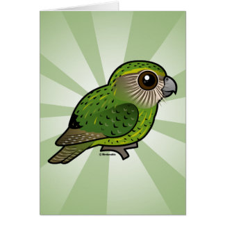 Cartão Kakapo de Birdorable